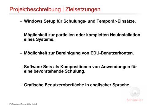 Initialisierung von Windows PE. - ThomasGalliker.ch