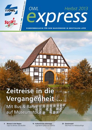OWL express Ausgabe Herbst 2013 (PDF; 2,6 MB) - VVOWL