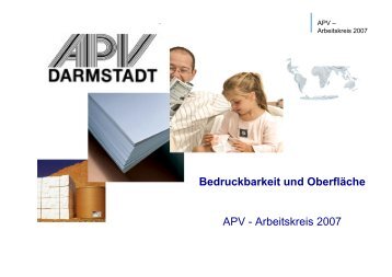 Arbeitskreis 2007 - APV Darmstadt