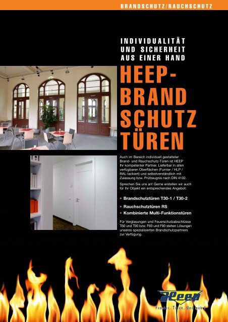 HEEP- BRAND SCHUTZ TÃREN - Heep Fenster GmbH