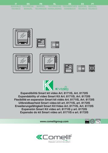 EspandibilitÃƒÂ  Smart kit video Art. 8171IS, Art. 8172IS Expandability ...