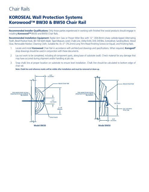 Installation Instructions - Korogard