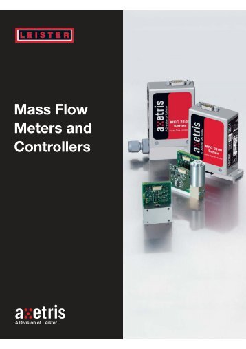 Mass Flow Meters and Controllers - Canada Analytical & Process ...