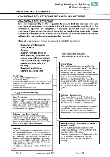 example for completing label and transmittal form library media