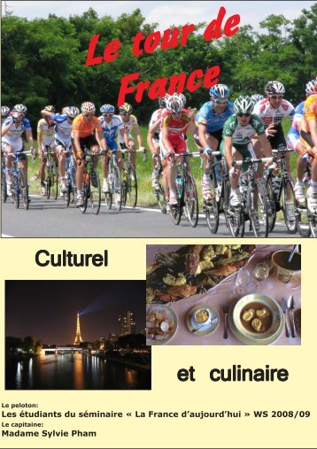 Le tour de France culturel et culinaire.pmd