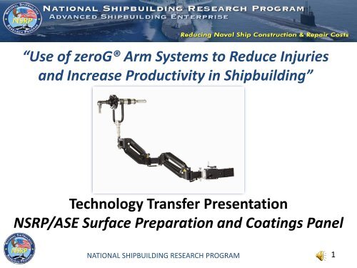 âUse of zeroGÂ® Arm Systems to Reduce Injuries and ... - NSRP