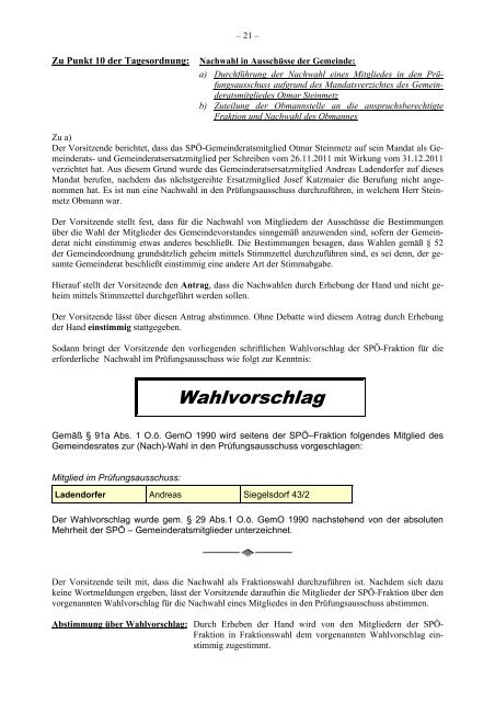 1. Gemeinderatssitzung vom 22. März 2012 (615 KB) - .PDF - Lasberg