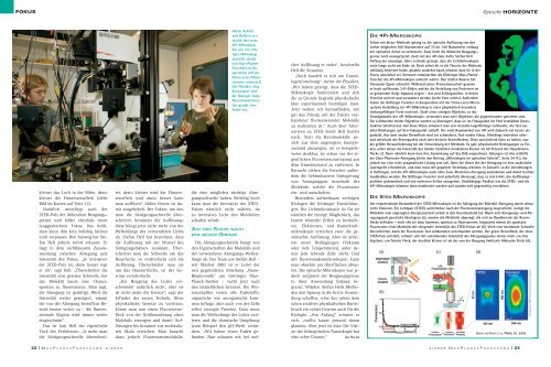 Lichtblicke in die Nanowelt - Max-Planck-Gesellschaft