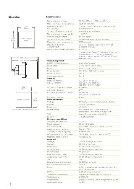 Integra DMS Series Catalogue - Crompton Instruments