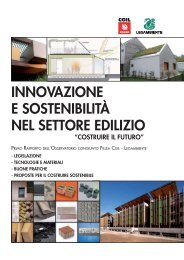 innovazione e sostenibilitÃ  nel settore edilizio - Fillea Cgil