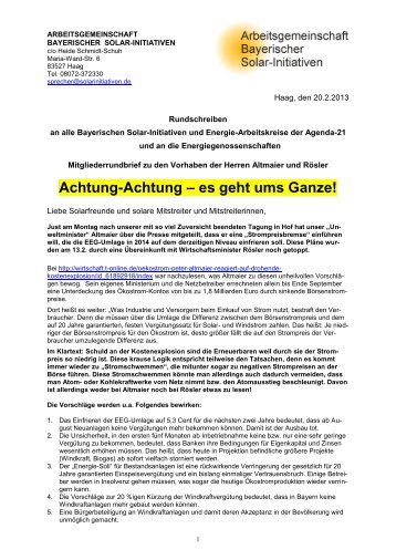 können Sie den ganzen Brief herunterladen. - Arbeitsgemeinschaft ...