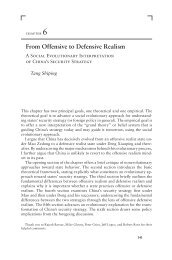 From Offensive to Defensive Realism