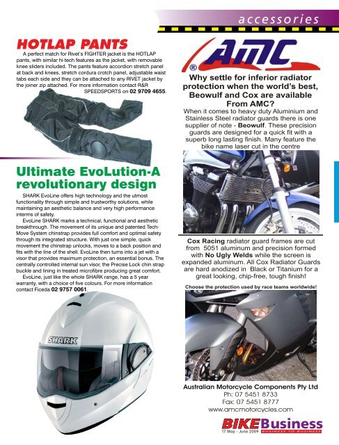 Issue 011 - May 2009 - Bike Business Magazine Home Page