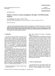 Optical vortices in beam propagation through a self ... - ResearchGate