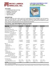 Extreme Wide Band Series data Sheet.pub - Admiral Microwaves Ltd