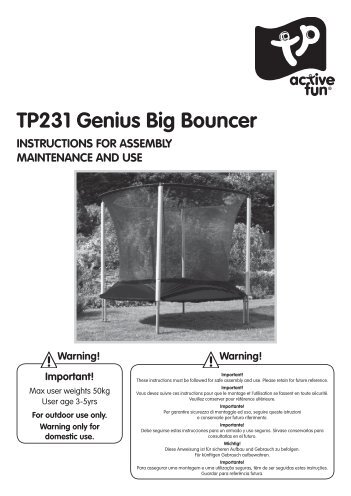 TP231 Genius Big Bouncer IN4016 Issue-A 1011.indd - Imaginarium