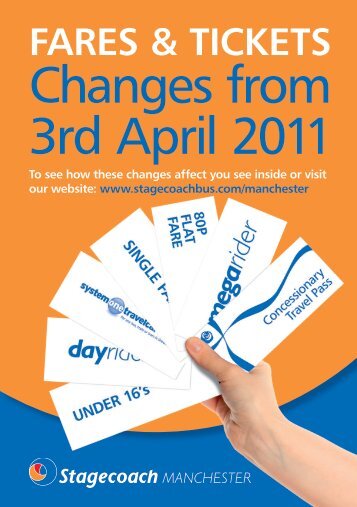 Changes from 3rd April 2011 - Stagecoach
