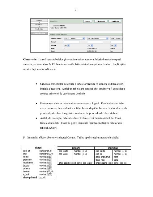 Capitolul II Structurarea bazelor de date