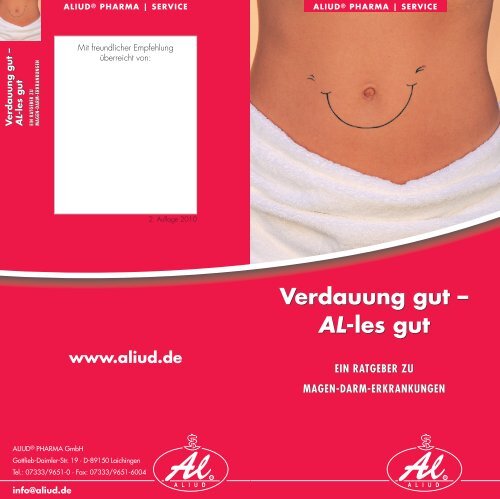 Verdauung gut - Aliud Pharma GmbH & Co. KG