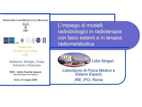 L'impiego di modelli radiobiologici in radioterapia con fasci ... - Enea