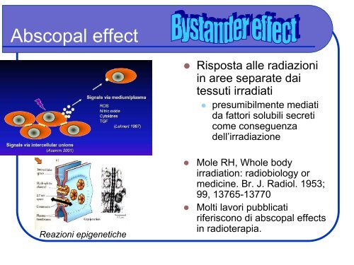 L'impiego di modelli radiobiologici in radioterapia con fasci ... - Enea