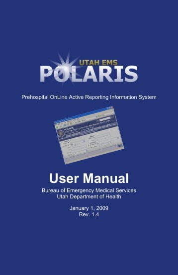 POLARIS User Manual v1.4 rev 01/2009 - NHTSA