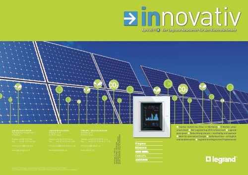 Innovativ April 2011pdf, 6.4 MB - Legrand - Legrand Austria GmbH