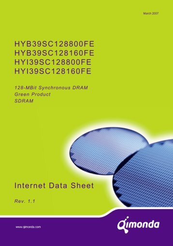 Internet Data Sheet HY[B/I]39SC128[800/160]FE Rev. 1.1 - UBiio