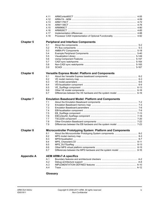 Fast Models Reference Manual - ARM Information Center