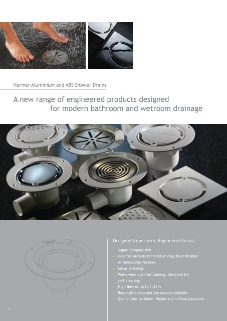 Harmer Shower Drains - NMBS