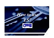 How to use LS7 device - Errebi