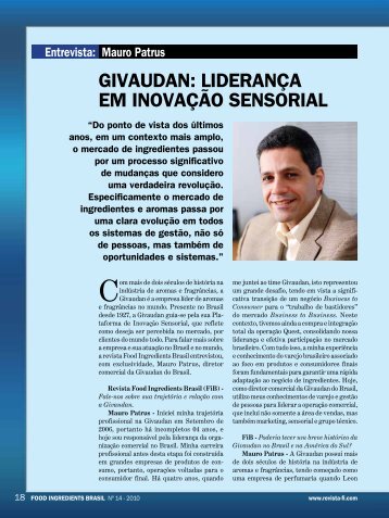 Entrevista exclusiva. - Revista FiB