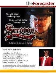 Oct 12: Cover Story - Scrooge: The Musical - Fairmount Christian ...