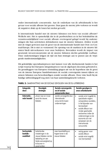 Nummer 4/2006 (.pdf) - FOD Sociale Zekerheid