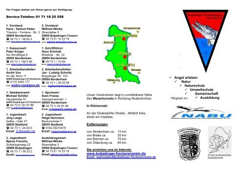 Bfv Fleyer Zum Ausdrucken Butjadinger Fischereiverein Von