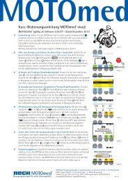 Kurzbedienungsanleitung MOTOmed viva2 (PDF)