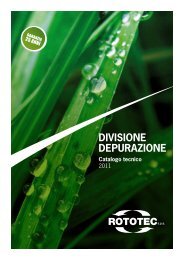 Catalogo depurazione ROTOTEC - Frigerio & Co