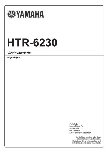 HTR-6230 - Yamaha