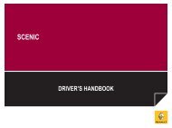 Renault Scenic Vehicle Manual - Car Rent | Car Leasing