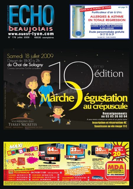 Manifestations - OUEST LYON et ECHO BEAUJOLAIS