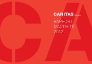 RAPPORT D'ACTIVITÃ© 2012 - Caritas GenÃ¨ve