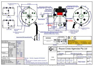 Product Information Sheet (PDF) - Royce Cross Agencies