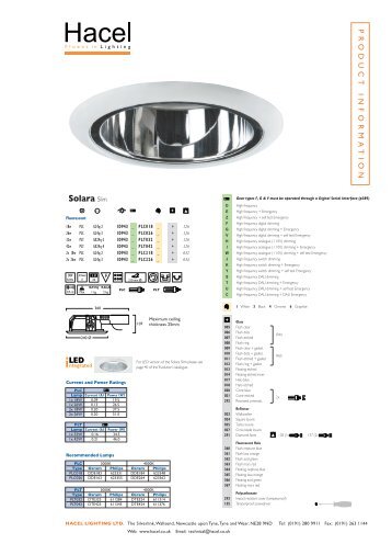 Solara - Hacel Lighting U. K.