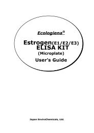 ELISA KIT (Microplate) User's Guide - Abraxis