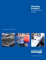 Cleaning Products for Gyms & Fitness Facilities - Athletix Products