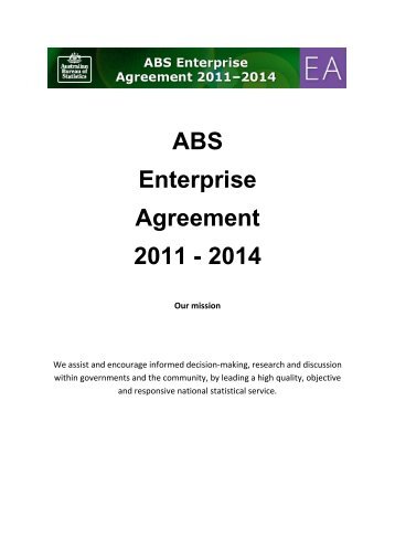 ABS Enterprise Agreement - Australian Bureau of Statistics