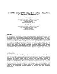 geometric non-linear modelling of partial interaction in composite t ...