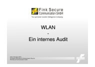 WLAN - Ein internes Audit - Security-Forum