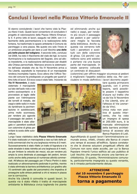 inform periodico del Comune di Lodi Vecchio Il tema della casa Ã¨ ...