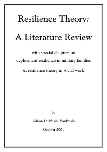 Resilience Theory: A Literature Review - The van Breda Family Web ...